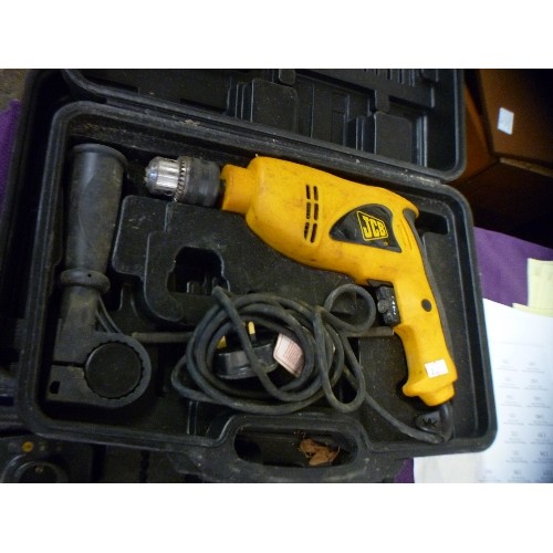 169 - 2 X JCB DRILLS. IN CARRY CASES.