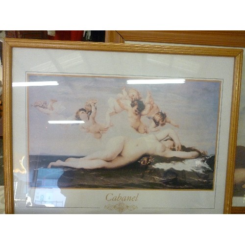 273 - COLLECTION OF 9 X FRAMED CHERUB PICTURES. VARIOUS SIZES.