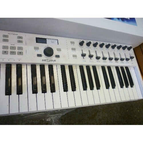 283 - ARTURIA MOBIL 1, KEYLAB 49. MIDI CONTROLLER KEYBOARD. IN BOX.