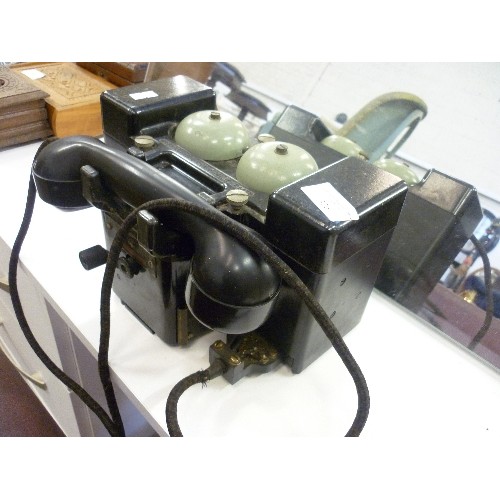 326 - VINTAGE FIELD TELEPHONE SET. TYPE F. MK II. TMO.