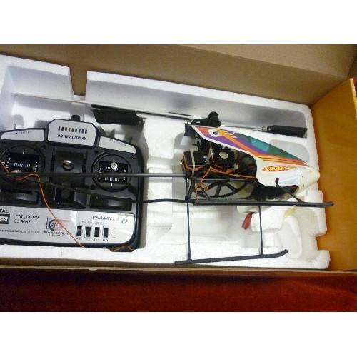 99 - TWISTER CP V2 RADIO-CONTROLLED HELICOPTER. BOXED.