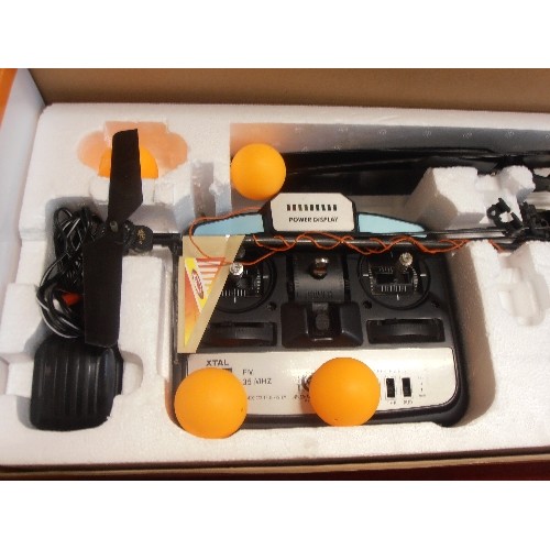 92 - TWISTER V2 REMOTE CONTROL HELICOPTER. INDOOR SILENT FLIGHT. IN BOX.