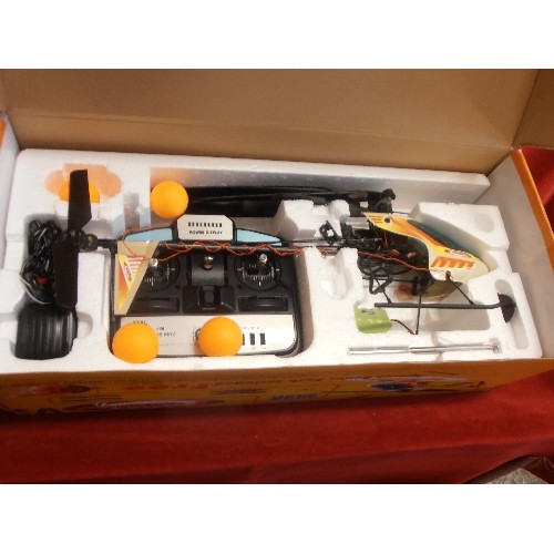 92 - TWISTER V2 REMOTE CONTROL HELICOPTER. INDOOR SILENT FLIGHT. IN BOX.