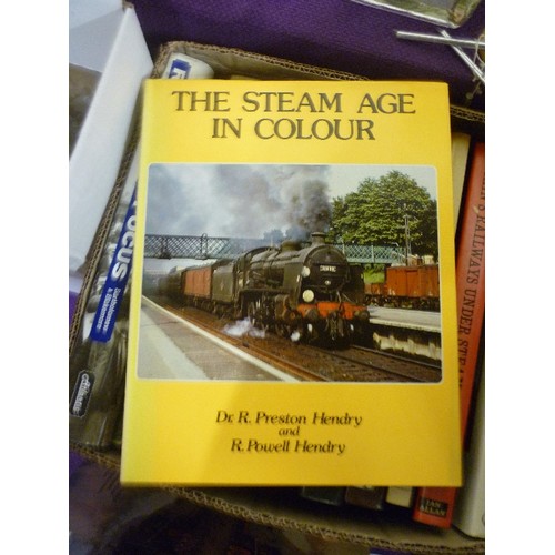 177 - STEAM RAILWAY/LOCOMOTIVE/TRAIN INTEREST. QUANTITY OF HARDBACK BOOKS.