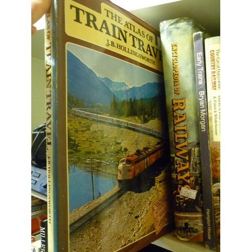 183 - STEAM RAILWAY/LOCOMOTIVE/TRAIN INTEREST. QUANTITY OF HARDBACK BOOKS.