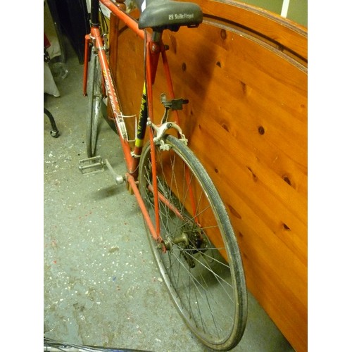 187 - RALEIGH EUROPA BIKE. RED FRAME, RACING HANDLEBARS.