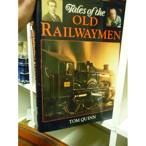 194 - NARROW-GAUGE RAILWAY/LOCOMOTIVE/TRAIN INTEREST. QUANTITY OF HARDBACK BOOKS.