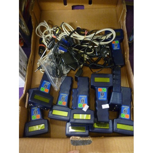 211 - QUANTITY OF CROSBY STRAIGHTPOINT 'LOG-IT EXPLORER' LOAD CELL HAND-HELD DISPLAYS. TOGETHER WITH FINGE... 