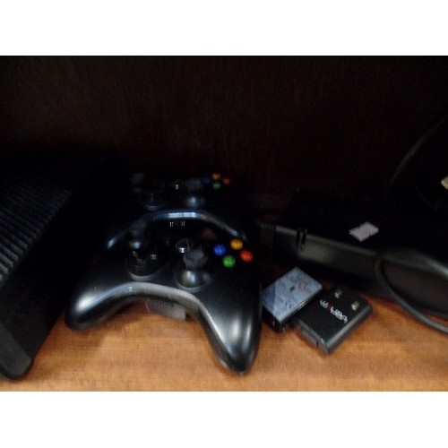 360 - X-BOX 360 GAME CONSOLE & CONTROLS.