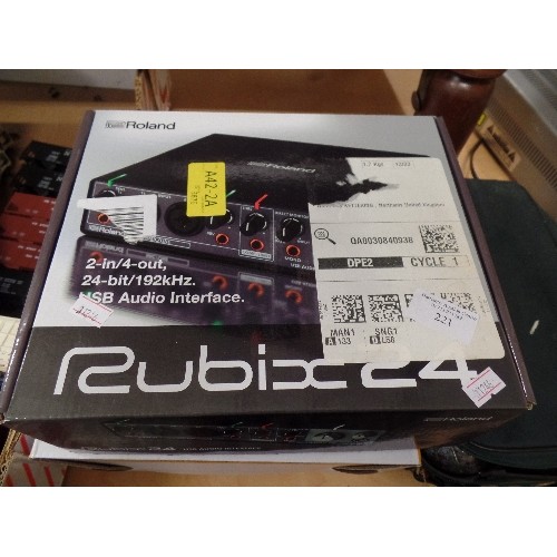 221 - ROLAND RUBIX 24 USB AUDIO INTERFACE. BOXED