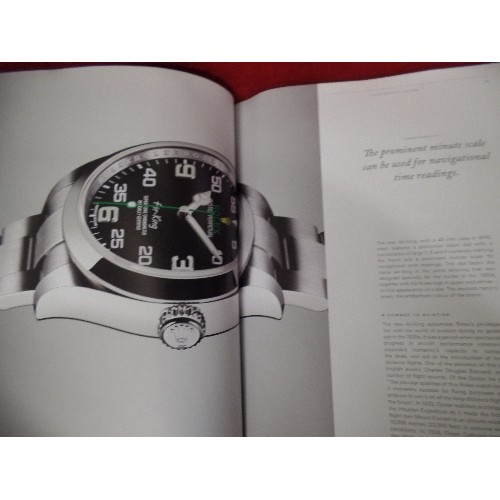 13 - 3 WATCH CATALOGUES - BELL & ROSS, FRANCK MULLER AND ROLEX