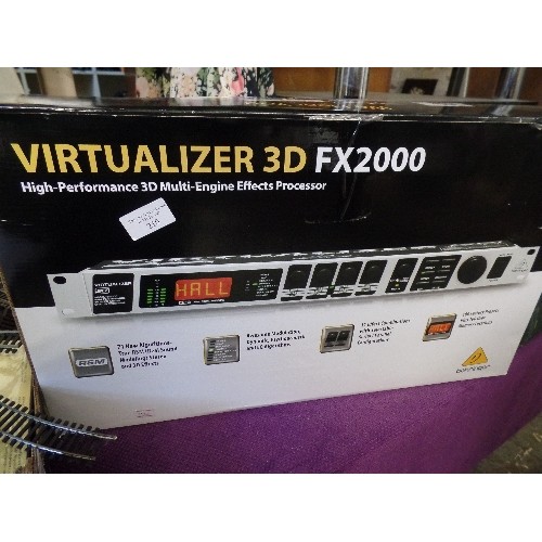 210 - VIRTUALIZER 3D MULTI ENGINE EFFECTS PROCESSOR. FX-2000. BOXED.