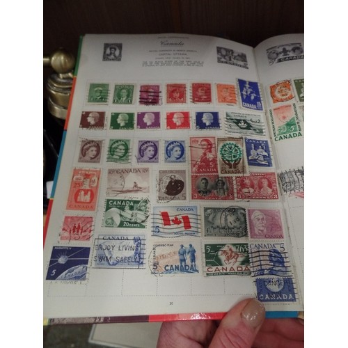 46 - 7 X STAMP AND STOCK BOOKS - MOSTLY MID 20TH CENTURY BRITISH & FOREIGN