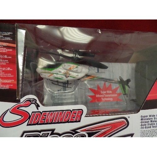 43 - SIDEWINDER SUPER MINIATURE HELICOPTER BY PICOOZ  - WITH INFRARED CONTROL - LIGHT WEIGHT - WITH BOX A... 