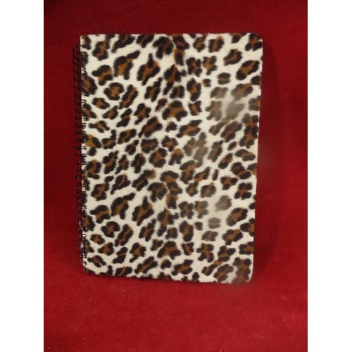 218 - WOOL TIGER RUG, LEOPARD PRINT FOLDER AND CUSHION, DOG MOBILE, DOG BAG AND FUR CAMEL