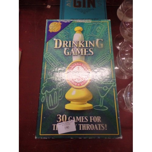 190 - BOXED DRINKING GAMES, 