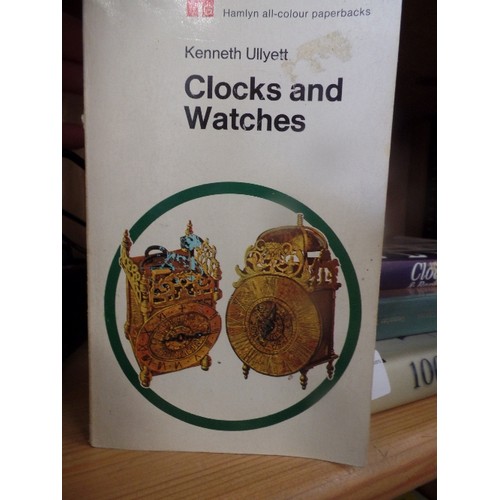 330 - 5 x CLOCKS AND WRISTWATCH BOOKS -MILLERS, 1001 WRIST WATCHES, ANTIQUES