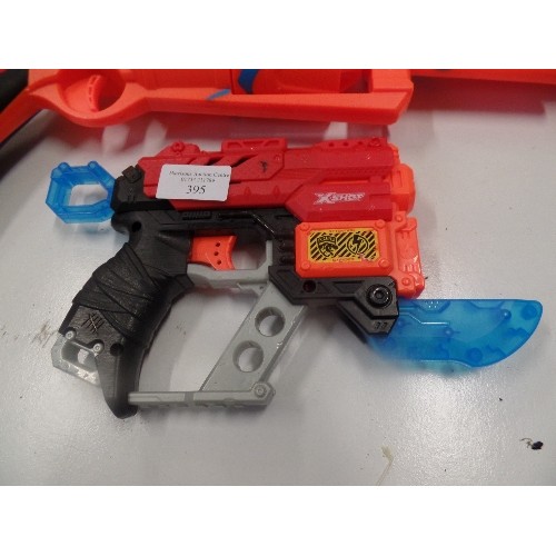 395 - NERF FORTNIGHT WATER PISTOL AND AN X SHOT