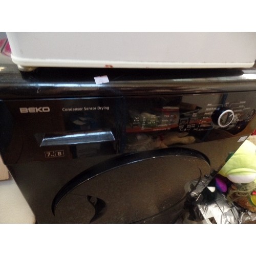 380 - BEKO CONDENSOR DRYER IN BLACK 7KG