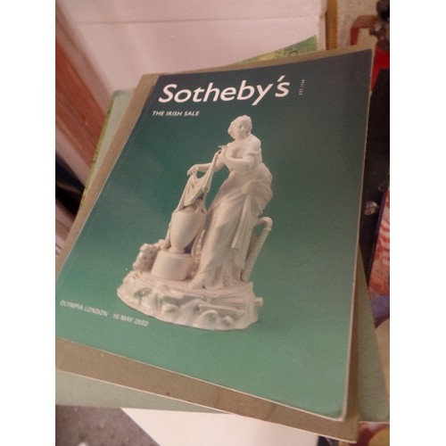 443 - QUANTITY OF SOTHEBYS SALE CATALOGUES - CLOCKS, WATCHES & SCIENTIFIC INSTRUMENTS, SILVER & VERTU, THE... 