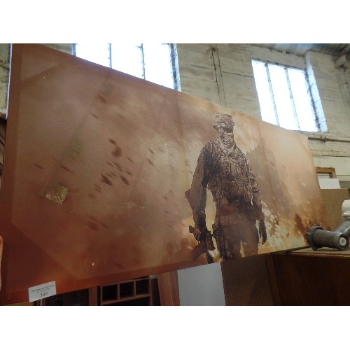 340 - CALL OF DUTY LARGE CANVAS PICTURE