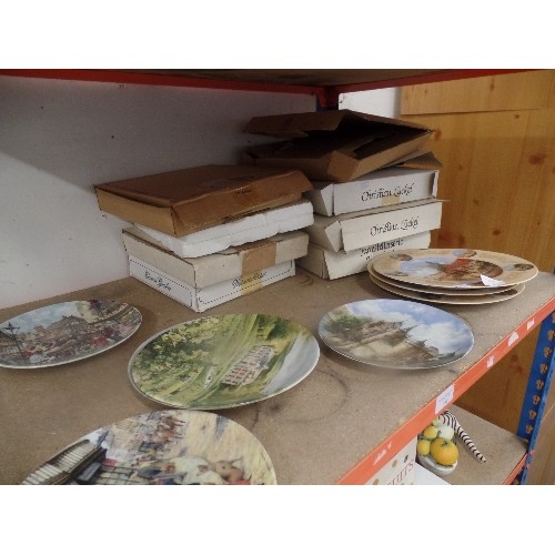 423 - 8 COLLECTIBLE PLATES WITH BOXES AND CERTIFICATES - DAVENPORT, WASSERSCHOSSER AND CHRISTIAN LUCKEL