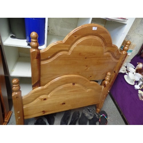 504 - SINGLE PINE BED FRAME