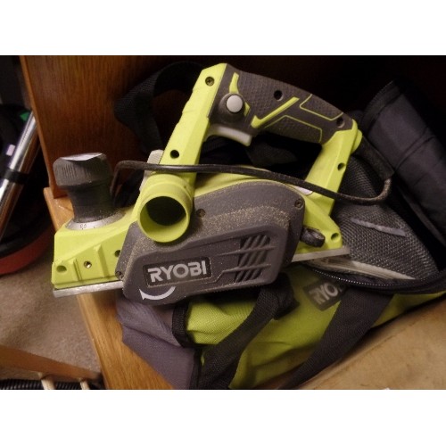 459 - RYOBI SANDER WITH CARRY BAG