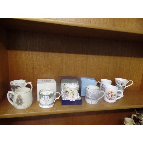 462 - 8 COMMEMORATIVE MUGS - 3 BOXED