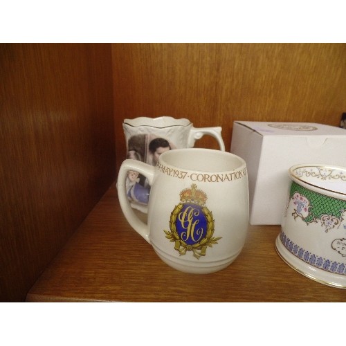 462 - 8 COMMEMORATIVE MUGS - 3 BOXED