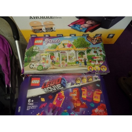 109 - LEGO 'THE LEGO MOVIE' NOT COMPLETE. LEGO FRIENDSD, TOGETHER WITH THE CHILDRENS BIBLE.