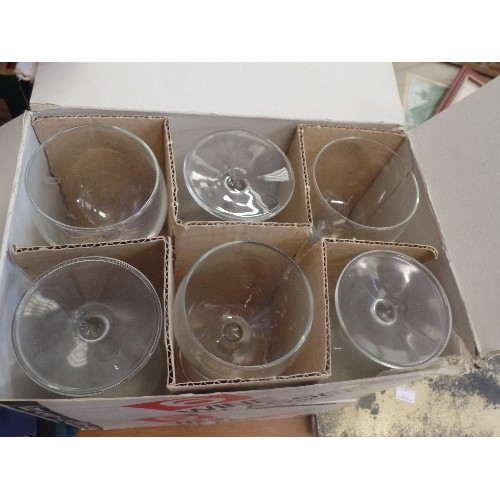 191 - 4 BOXES OF HABITAT BALLON WINE GLASSES. 19CL CAPACITY. EACH BOX CONTAINS 6 GLASSES.