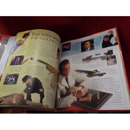 91 - 4 JAMES BOND BOOKS. 'THE ESSENTIAL JAMED BOND 'SECRET WORLD OF 007' 'JAMES BOND OMNIBUS '