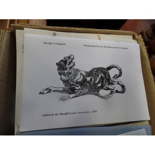 234 - LARGE BREEDS DOG INTEREST. LARGE QUANTITY OF KENNEL CLUB HANDBOOKS. THE OLD ENGLISH MASTIFF CLUB HAN... 