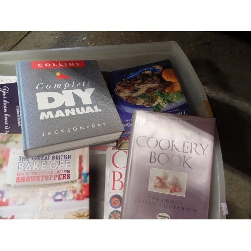 236 - LARGE QUANTITY  OF HOUSE BOOKS. INC HOME DECORATING MANUAL, COMPLETE DIY MANUAL, GREAT BRITISH BAKE-... 