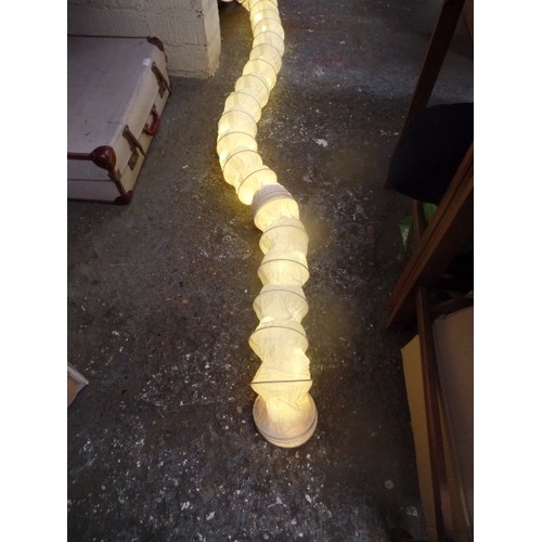 194 - 4 X IKEA BUKT PAPER ROPE LIGHTS. APPEAR NEW/BOXED.