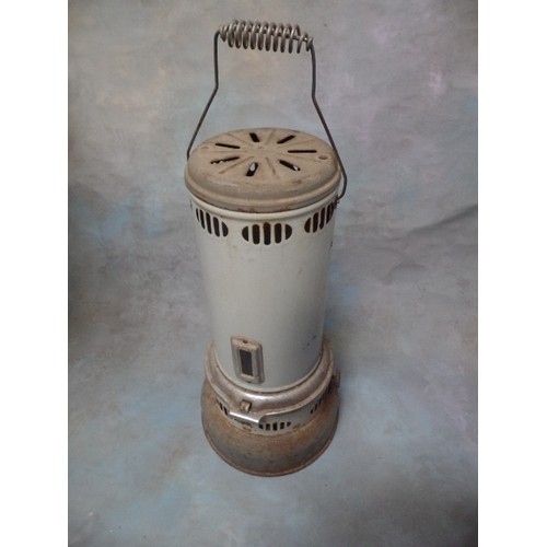 215 - VINTAGE VALOR PARAFFIN HEATER - MODEL L207 IN PALE GREY