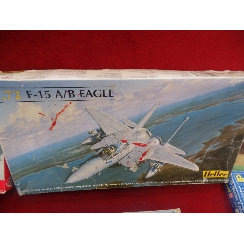 192A - COLLECTION OF VINTAGE MODEL AEROPLANE/OTHER, KITS, AIRFIX SPITFIRE & HARRIER, PLAYFIX BRITISH AIRWAY... 