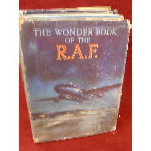 309 - 5 X 1950's WONDER BOOKS PUBLISHED BY WARD LOCK & CO. INCLUDES WONDER BOOK OF :- RAILWAYS; THE ARMY; ... 