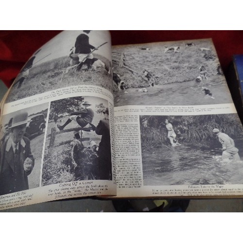 314B - 4 X LARGE BOUND VOLUMES OF WW2 PERIOD PICTURE POST MAGAZINES, FROM OCTOBER 1938-SEPTEMBER 1939. INC ... 