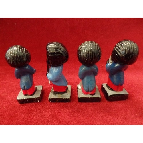 97 - VINTAGE ROBERTSONS GOLLY BAND X 4 FIGURES.