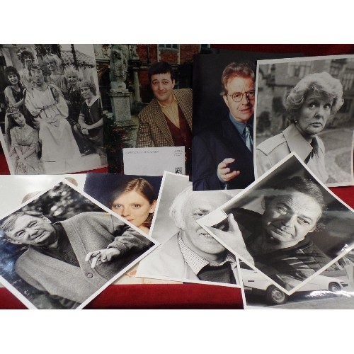 119 - VINTAGE OFFICIAL PRESS PHOTOGRAPHS, APPROX X 100 IMAGES FROM FILM AND TV. MAINLY 10 X 8 BLACK & WHIT... 