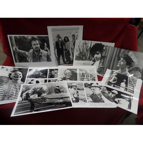 122 - VINTAGE OFFICIAL PRESS PHOTOGRAPHS, APPROX X 100 IMAGES FROM FILM AND TV. MAINLY 10 X 8 BLACK & WHIT... 