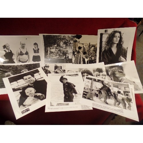 122 - VINTAGE OFFICIAL PRESS PHOTOGRAPHS, APPROX X 100 IMAGES FROM FILM AND TV. MAINLY 10 X 8 BLACK & WHIT... 