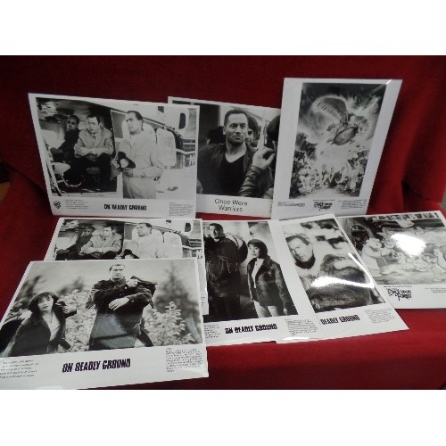 145 - VINTAGE OFFICIAL PRESS PHOTOGRAPHS, APPROX X 100 IMAGES FROM FILM AND TV. MAINLY 10 X 8 BLACK & WHIT... 