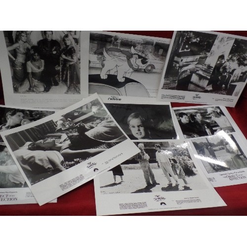 145 - VINTAGE OFFICIAL PRESS PHOTOGRAPHS, APPROX X 100 IMAGES FROM FILM AND TV. MAINLY 10 X 8 BLACK & WHIT... 