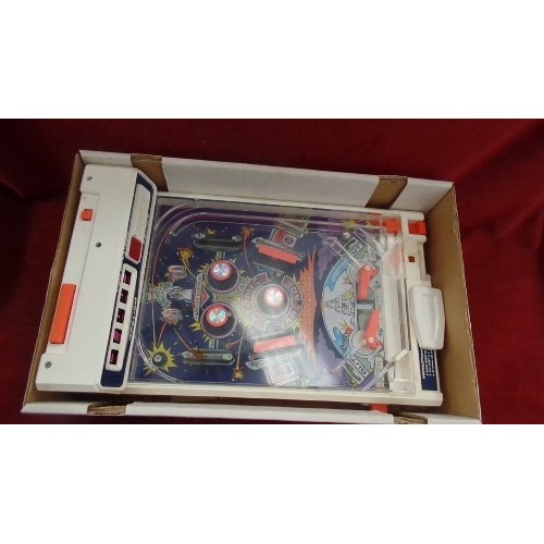 150 - VINTAGE 'ATOMIC ARCADE PINBALL' GAME. IN ORIGINAL BOX