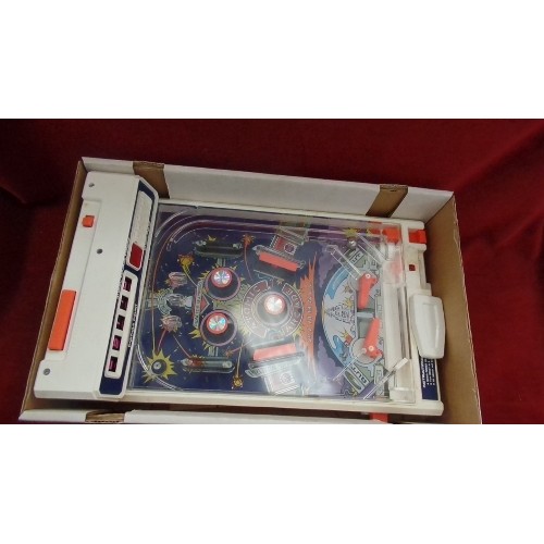 150 - VINTAGE 'ATOMIC ARCADE PINBALL' GAME. IN ORIGINAL BOX