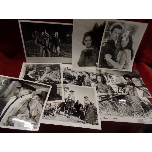 121 - VINTAGE OFFICIAL PRESS PHOTOGRAPHS, APPROX X 100 IMAGES FROM FILM AND TV. MAINLY 10 X 8 BLACK & WHIT... 