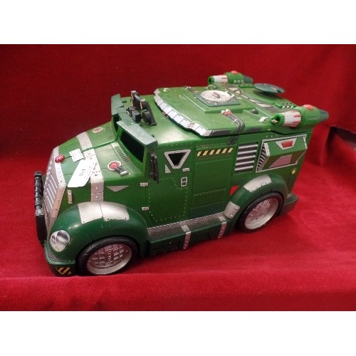 188 - VINTAGE TEENAGE MUTANT NINJA TURTLES, TMNT BATTLE SHELL ARMOURED TRUCK.